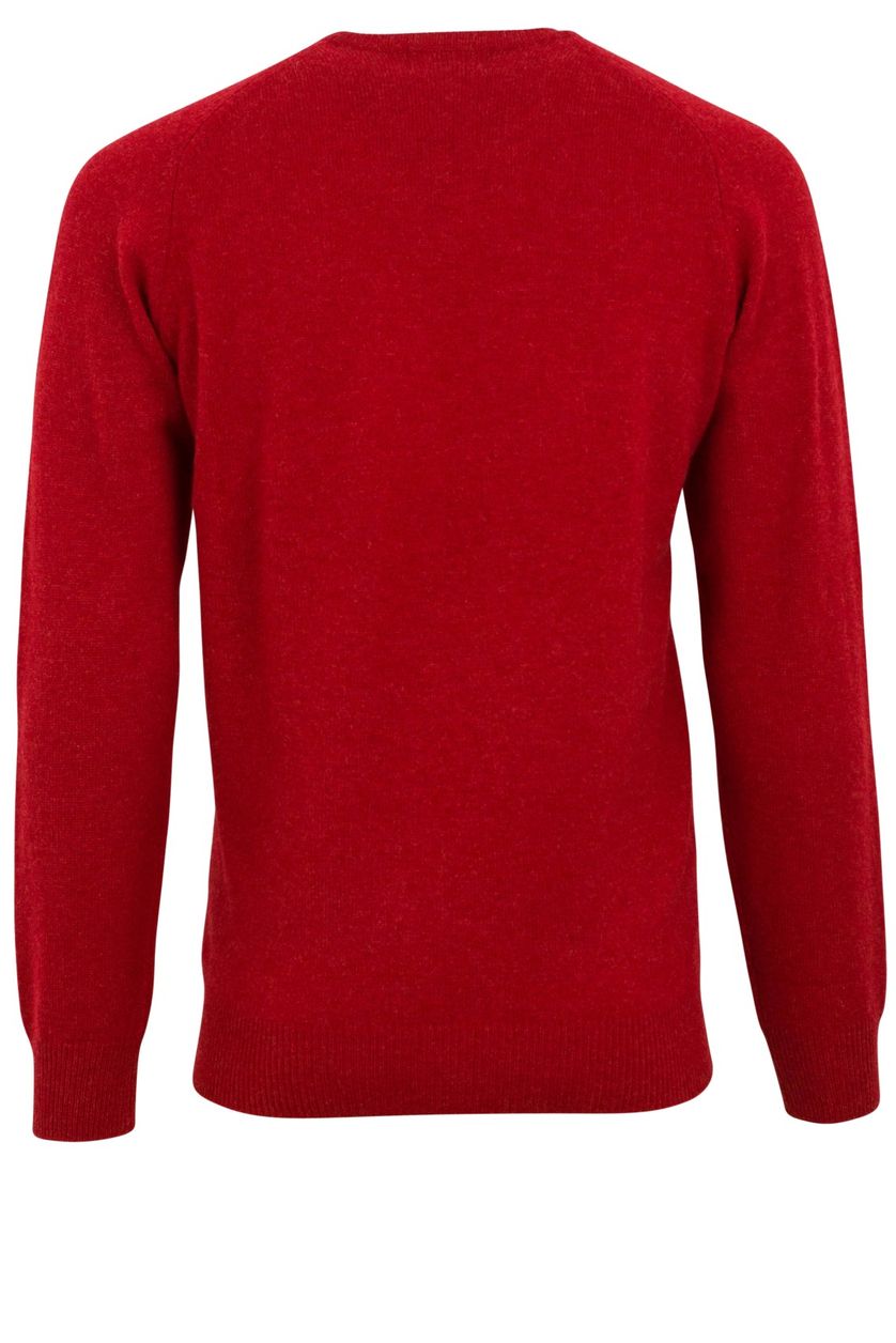 Pullover Alan Paine lamswol ronde hals rood