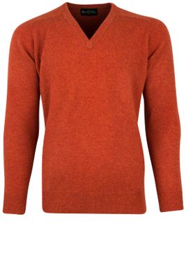 Alan Paine Alan Paine pullover oranje lamswol