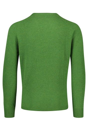Alan Paine pullover groen v-hals wol