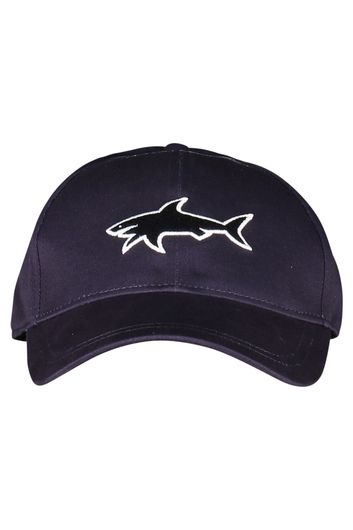 Paul & Shark cap logo haai donkerblauw