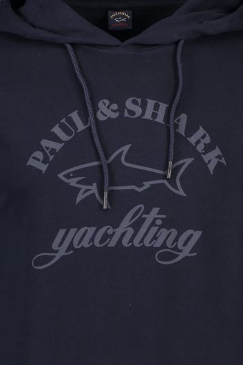 Paul & Shark sweater capuchon donkerblauw