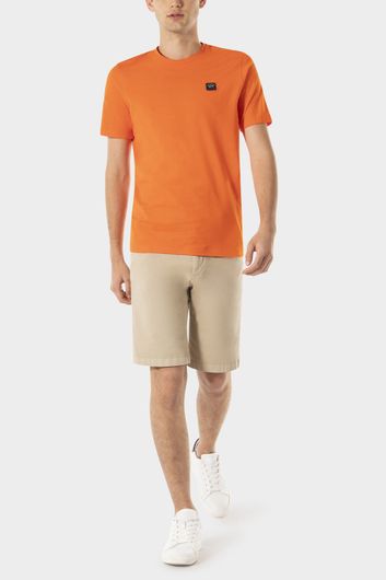 Paul & Shark t-shirt oranje ronde hals