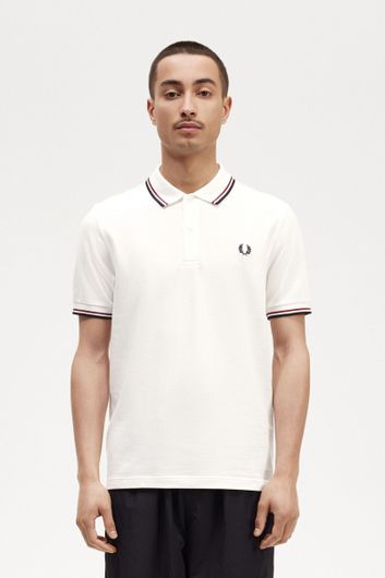 Fred Perry twin tipped polo wit