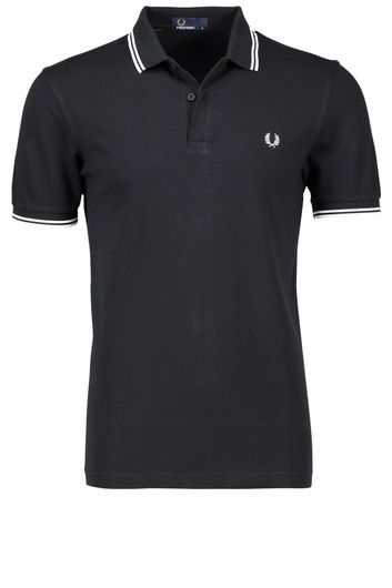 Zwart poloshirt Fred Perry Twin Tipped