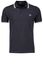 Fred Perry polo donkerblauw effen katoen witte details