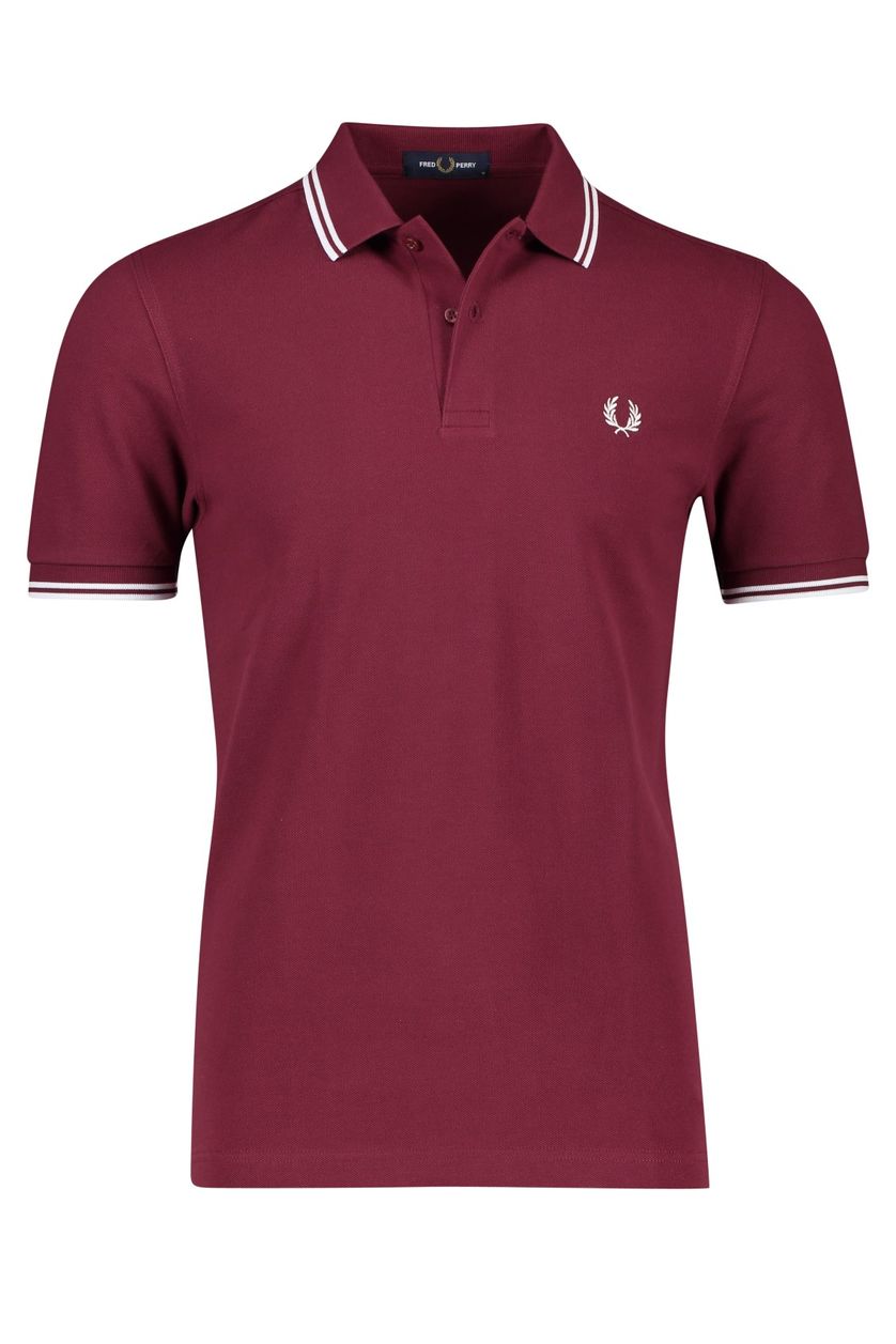 Fred Perry polo heren donkerrood