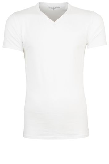 Tommy Hilfiger t-shirt wit effen katoen