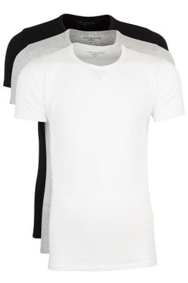 Tommy Hilfiger Tommy Hilfiger t-shirt zwart grijs wit 3-pack