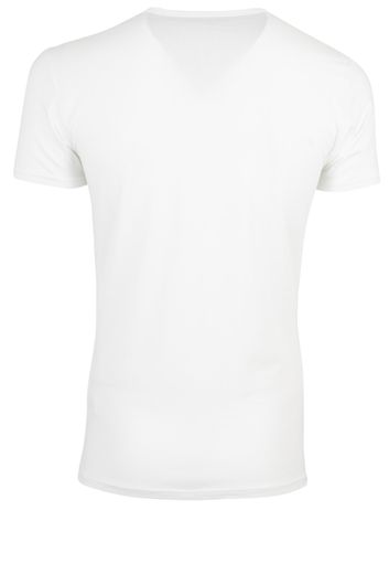 Tommy Hilfiger t-shirt 3-pack ronde hals wit effen katoen