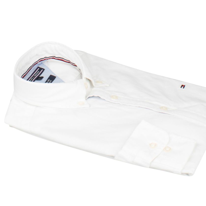 Tommy Hilfiger shirt slim fit Core Stretch white