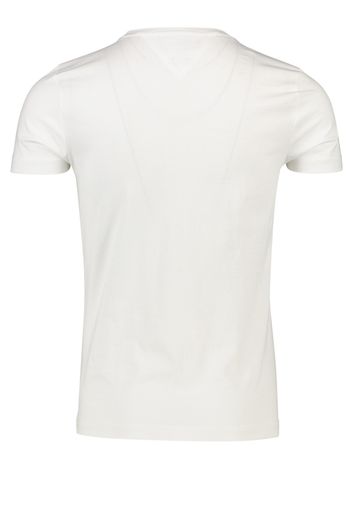 Tommy Hilfiger t-shirt ronde hals wit met logo
