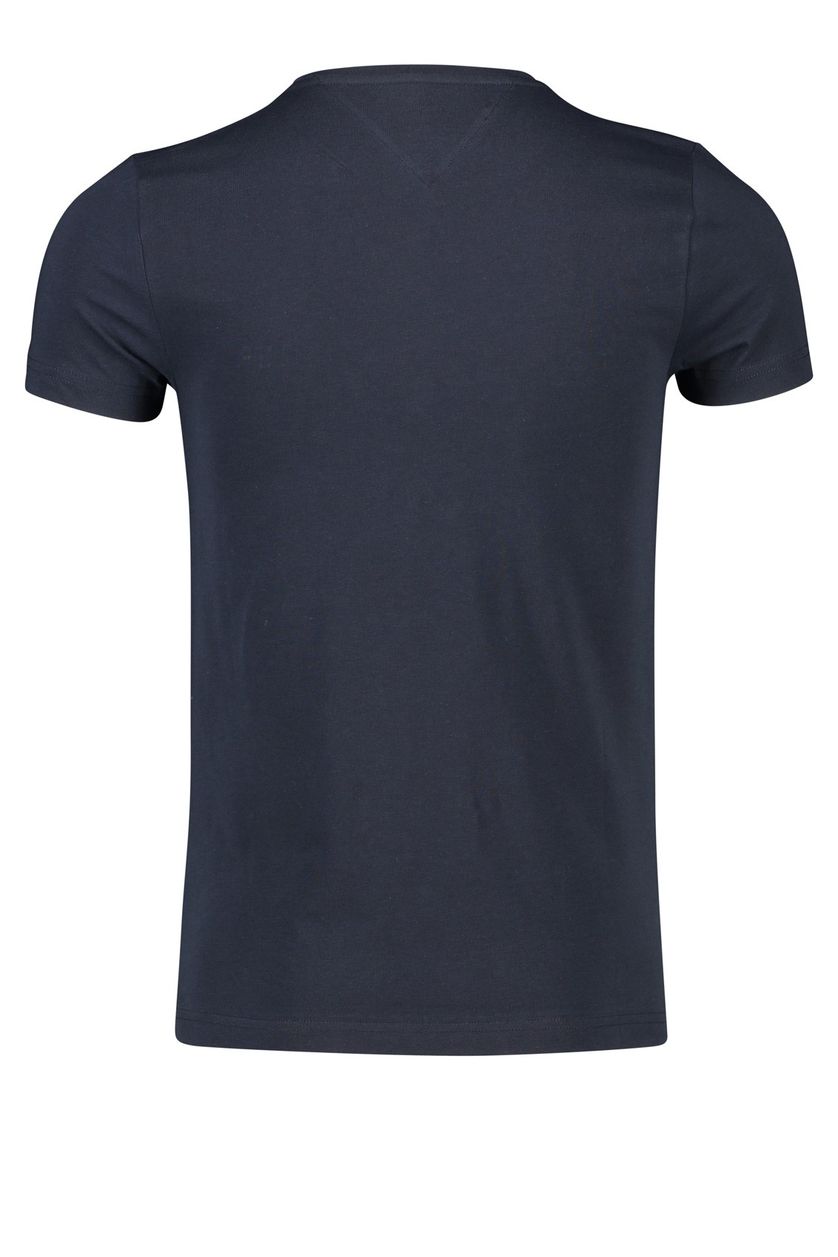 Tommy Hilfiger t-shirt ronde hals navy met logo