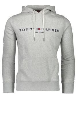 Tommy Hilfiger Big & Tall Sweater Tommy Hilfiger grijs met opdruk