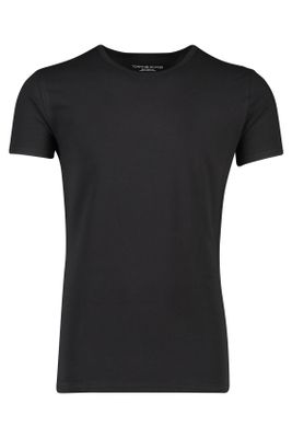 Tommy Hilfiger Tommy Hilfiger t-shirt zwart 3-pack effen katoen