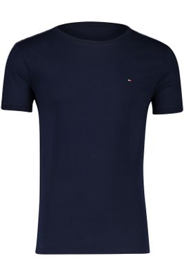 Tommy Hilfiger Tommy Hilfiger t-shirt navy effen met logo katoen