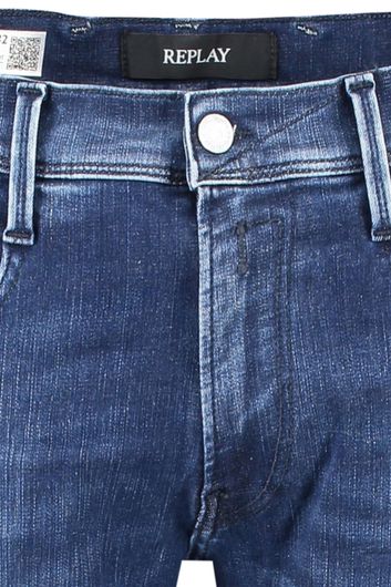 Replay blauw 5-pocket Anbass Slim Fit