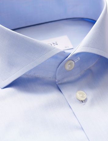 Eton dress lichtblauw overhemd Super Slim cut-away