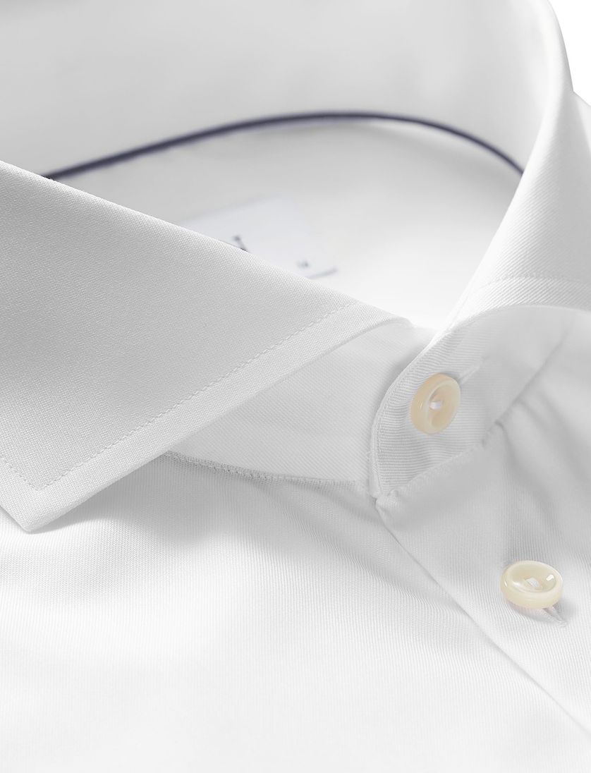 Eton overhemd dress wit slim cut-away anti kreuk