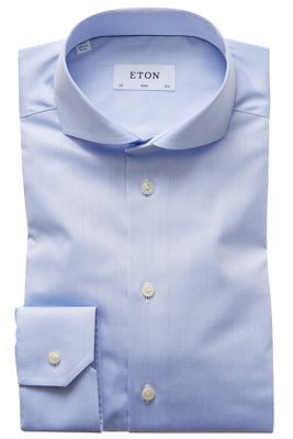 Eton Eton overhemd dress lichtblauw Slim cut-away