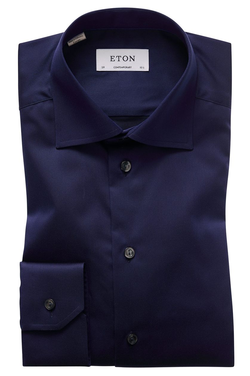 Eton overhemd dress navy Contemporary fit
