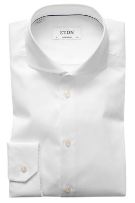 Eton Eton overhemd dress wit Contemporary cut-away