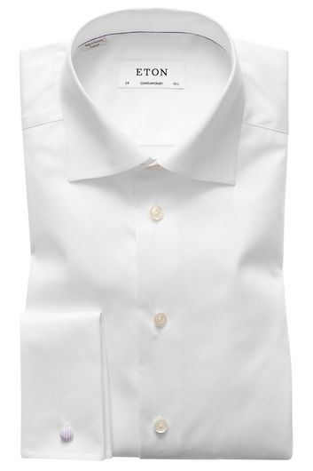 Eton dress overhemd wit dubbel manchet Contemporary