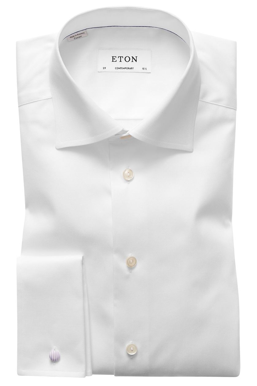 Eton overhemd dress white Contemporary French cuff
