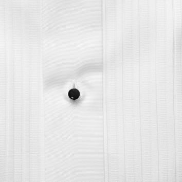Eton black tie shirt wit plissé contemporary fit