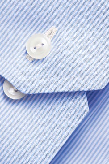Eton overhemd Contemporary Fit blauwe streep
