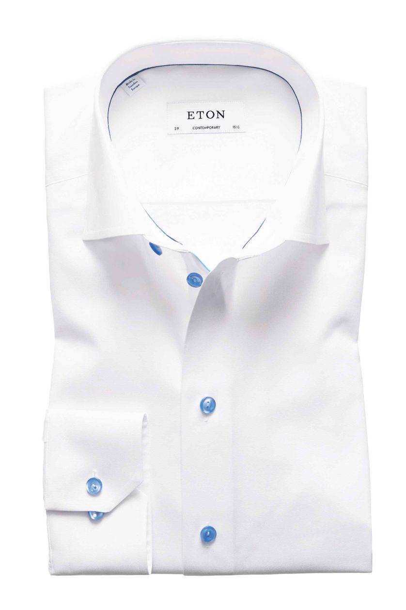 Overhermd Eton wit Contemporary Fit