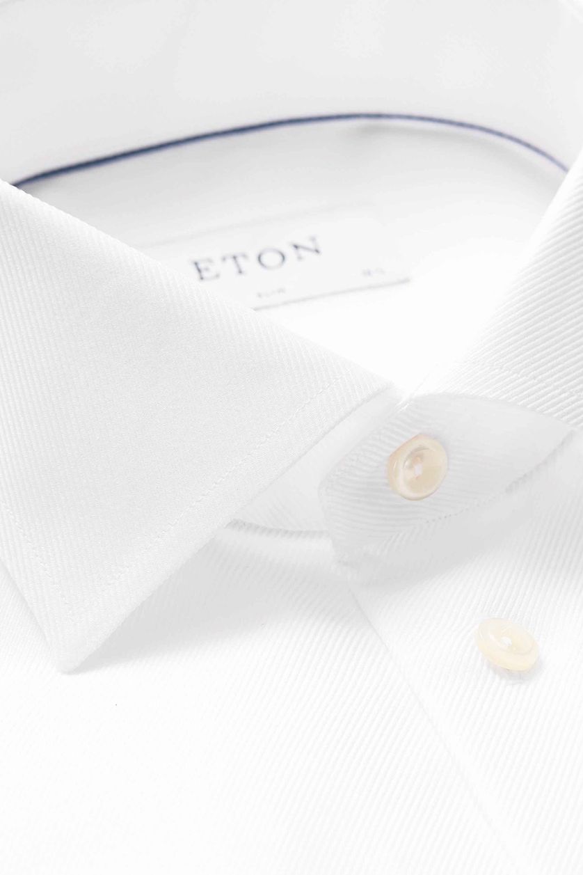Eton overhemd Slim Fit wit french cuff