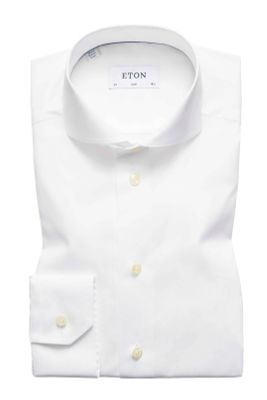Eton Eton overhemd Slim Fit wit poplin