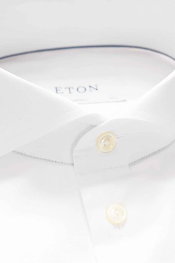 Eton overhemd Slim Fit wit poplin