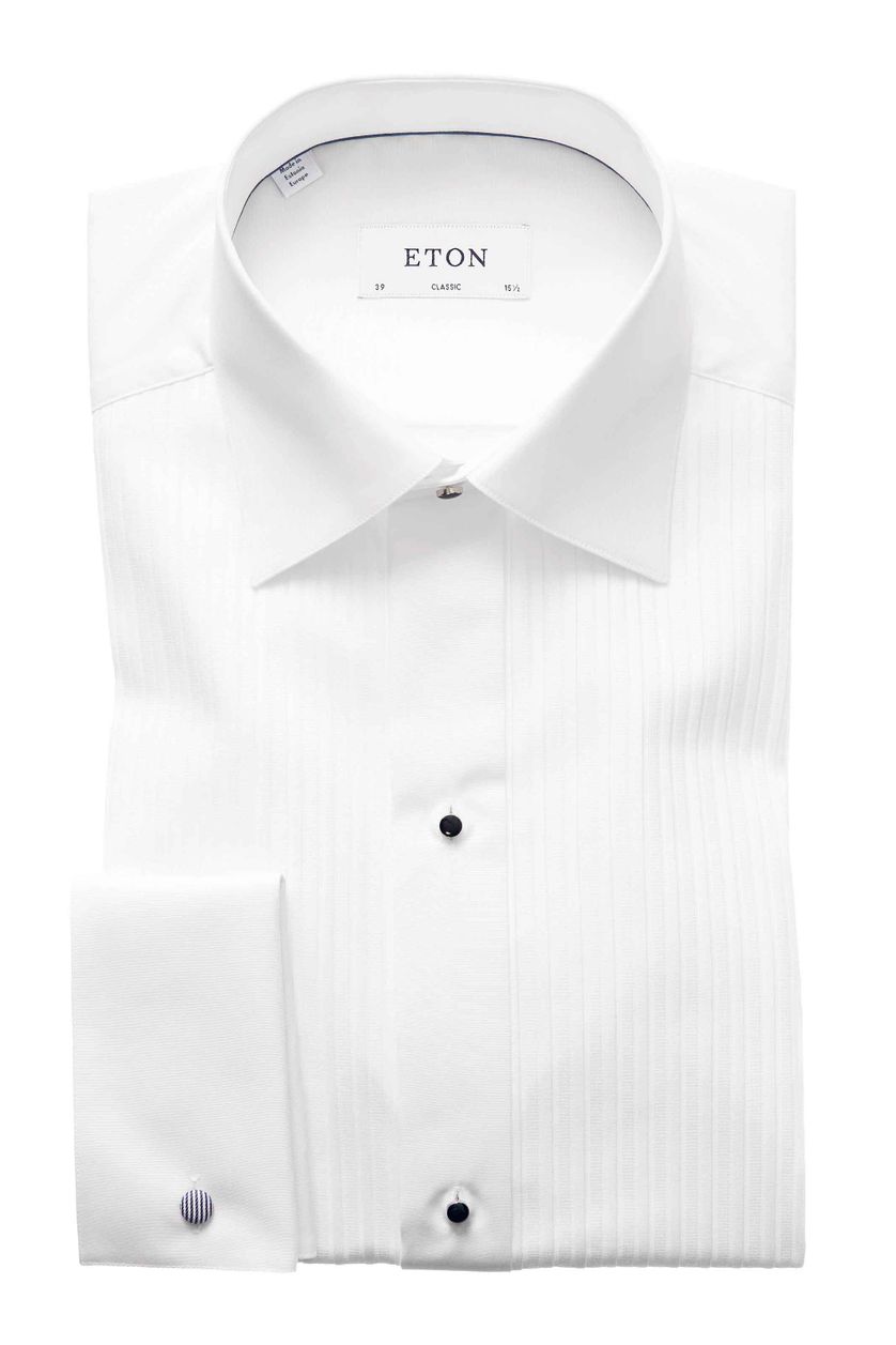Eton smokingoverhemd Classic Fit plissé black tie