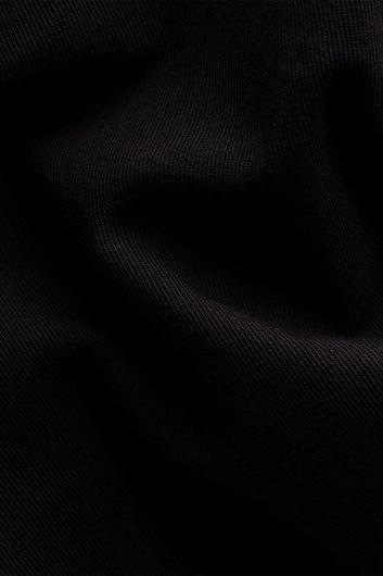 Eton business overhemd slim fit zwart effen katoen