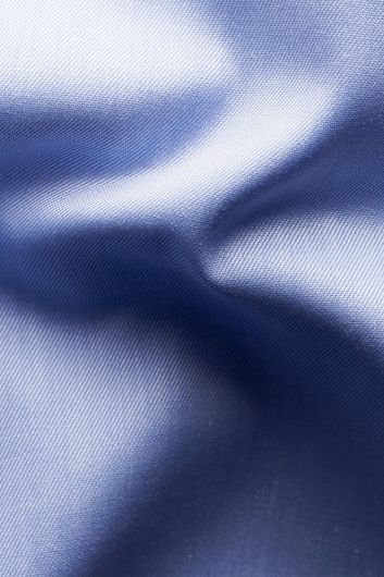 business overhemd Eton lichtblauw effen katoen slim fit 