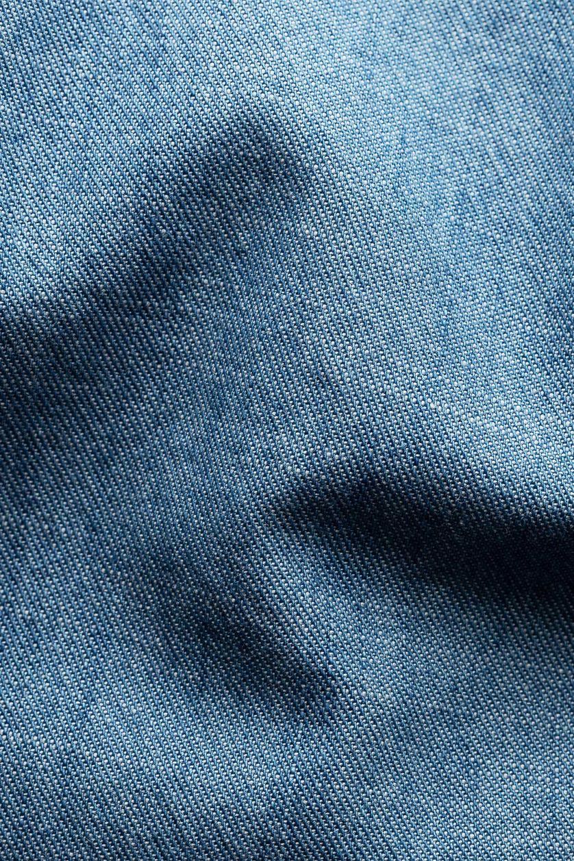 Eton business overhemd lichtblauw uni 100% katoen slim fit