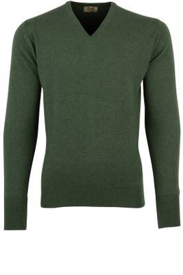 William Lockie William Lockie pullover groen cashmere