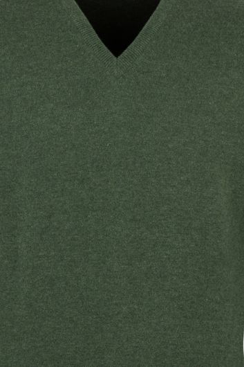 William Lockie pullover groen cashmere