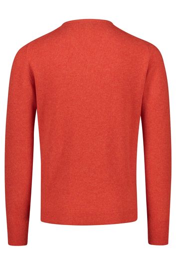 William Lockie trui v-hals rood wol
