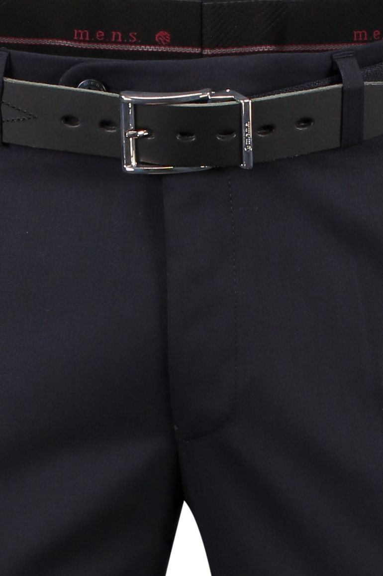 M.E.N.S broek flatfront donkerblauw madrid u