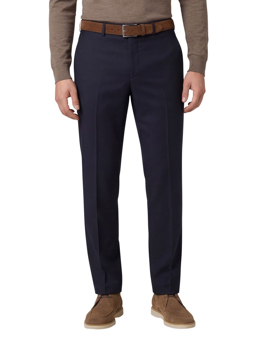 M.E.N.S broek flatfront donkerblauw madrid u