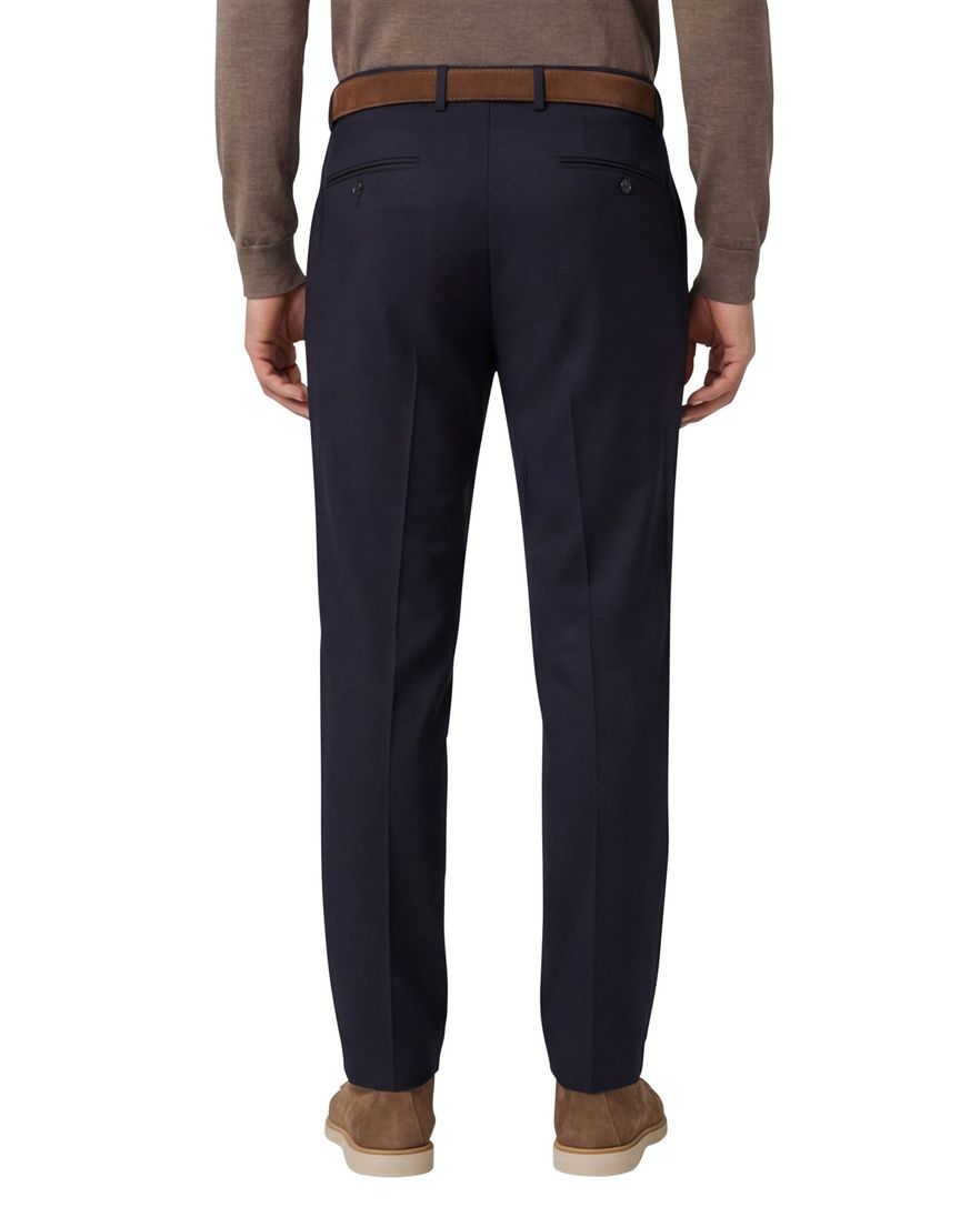 M.E.N.S broek flatfront donkerblauw madrid u