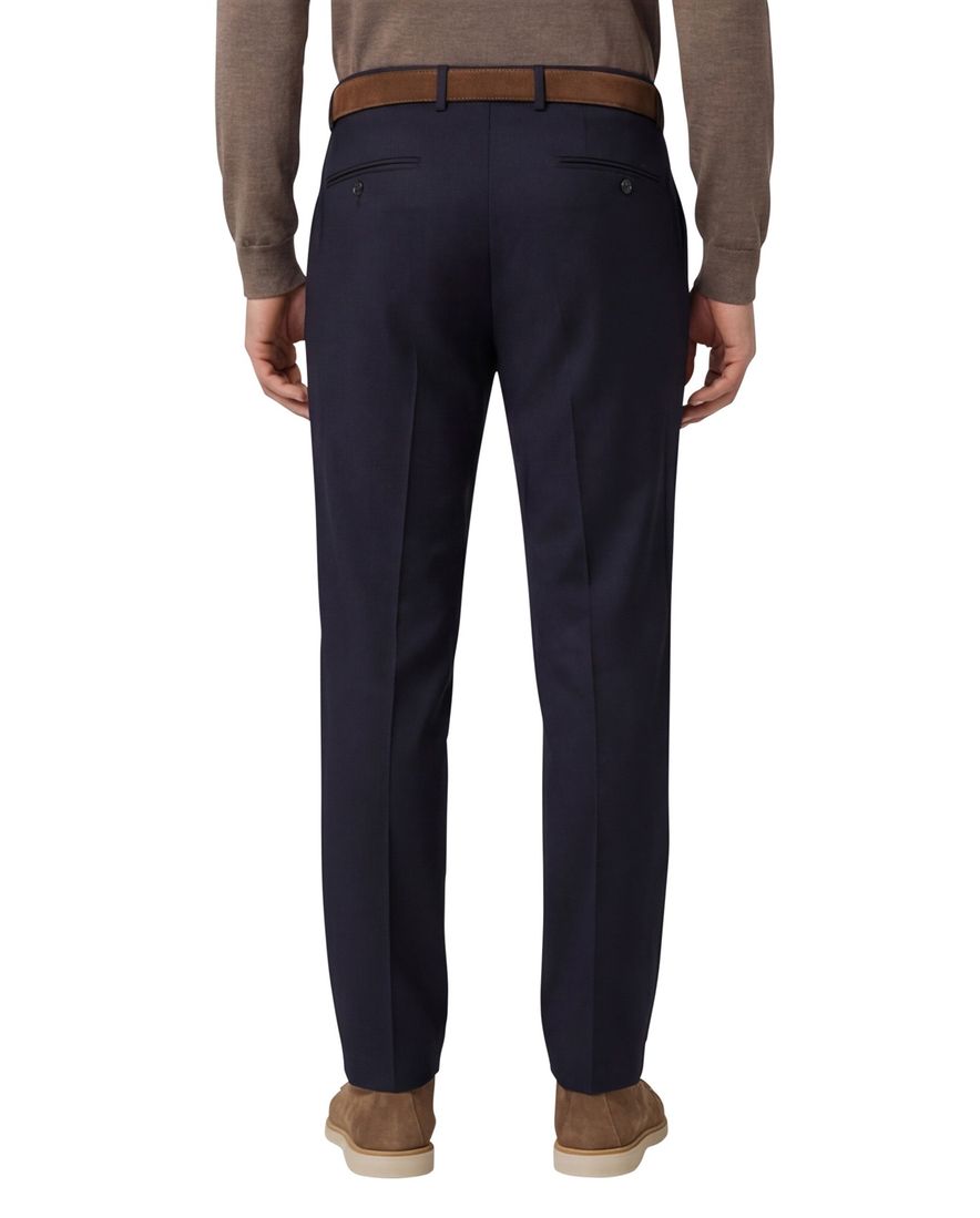 M.E.N.S broek flatfront donkerblauw madrid u