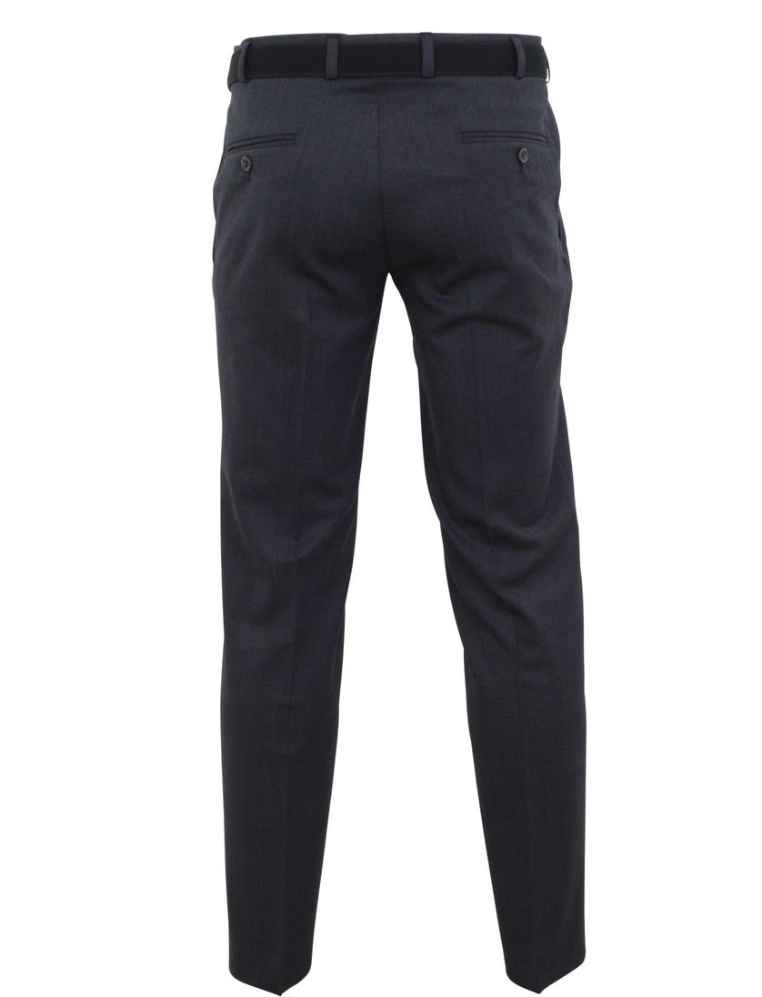 Pantalon m.e.n.s. model Madrid-U wol antraciet