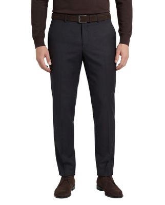 M.E.N.S. M.E.N.S broek flatfront zwart Madrid-U wol