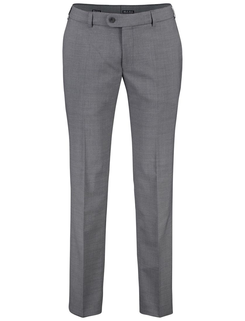 M.E.N.S. pantalon Madrid U wol lichtgrijs