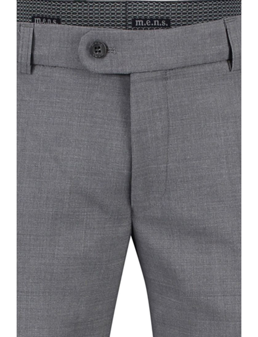 M.E.N.S. pantalon Madrid U wol lichtgrijs