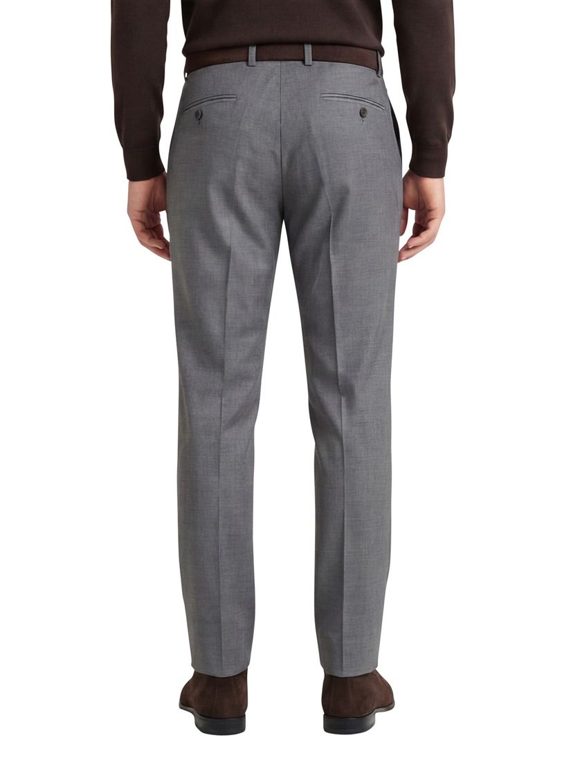 M.E.N.S. pantalon Madrid U wol lichtgrijs