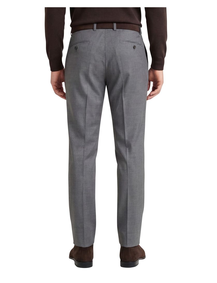 M.E.N.S. pantalon Madrid U wol lichtgrijs